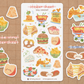 Cheese Sticker Sheet