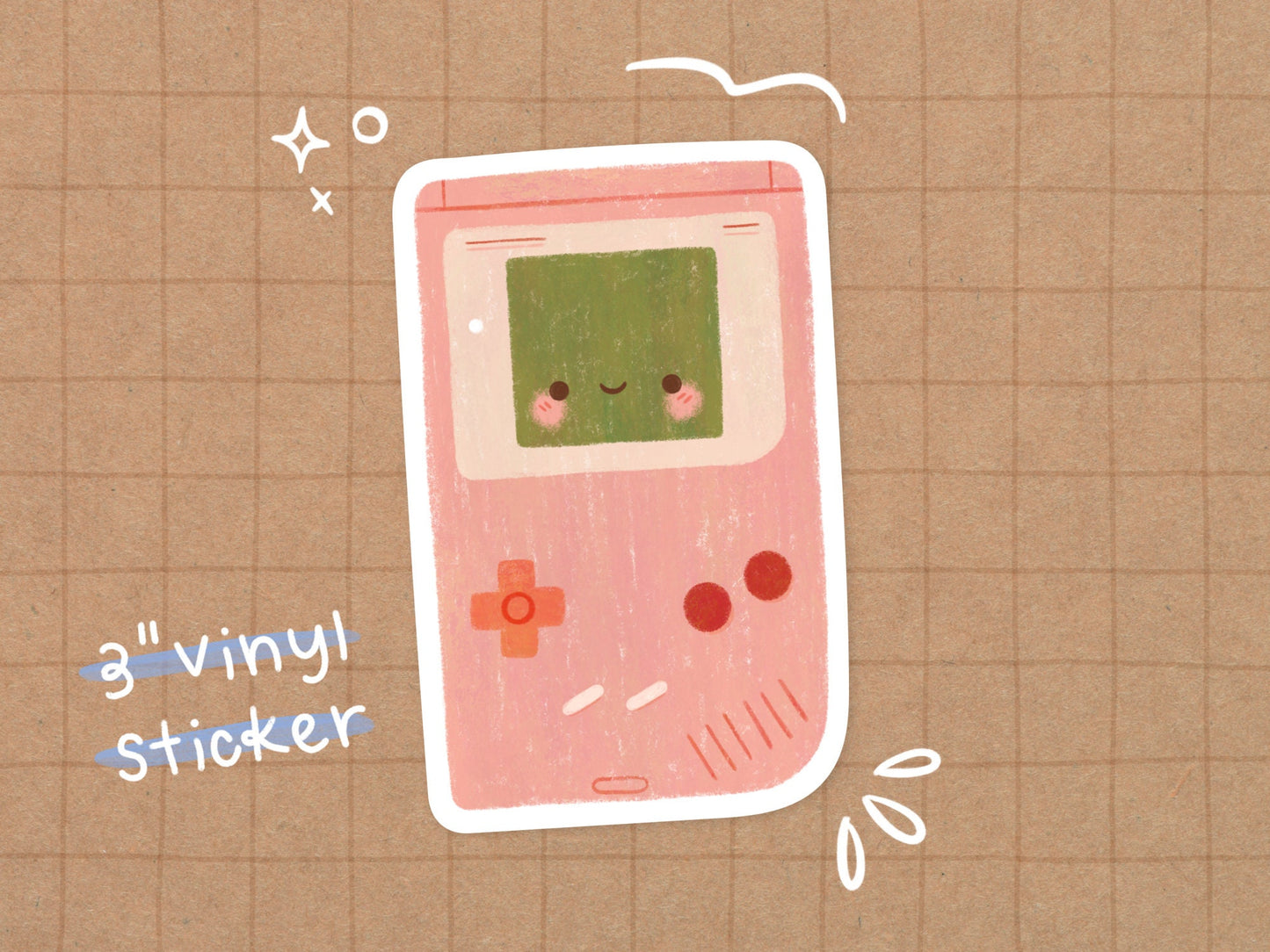 Video Game Boy Vinyl Sticker