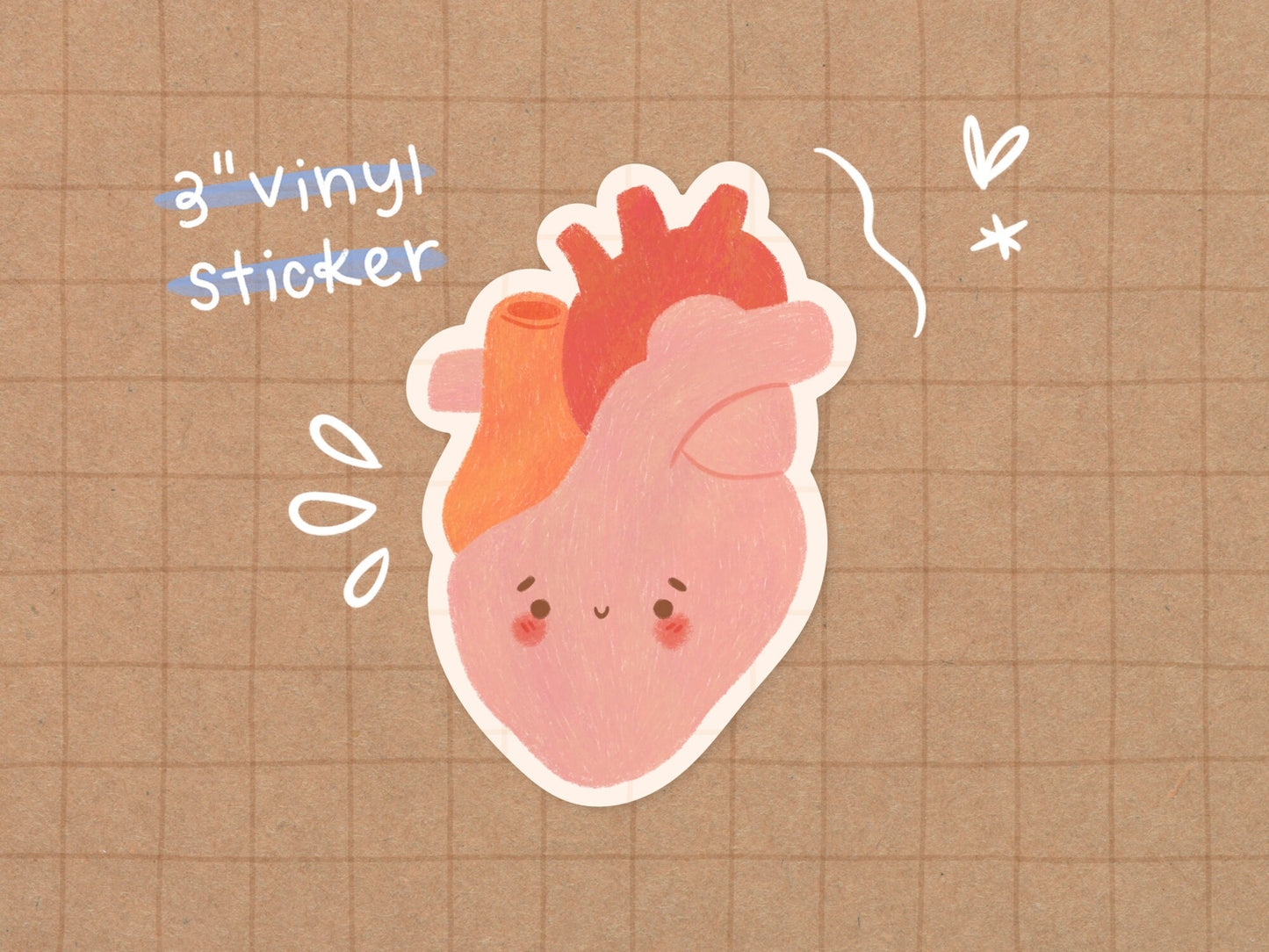 Heart Vinyl Sticker