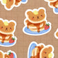 Pancake Bear Vinyl Sticker