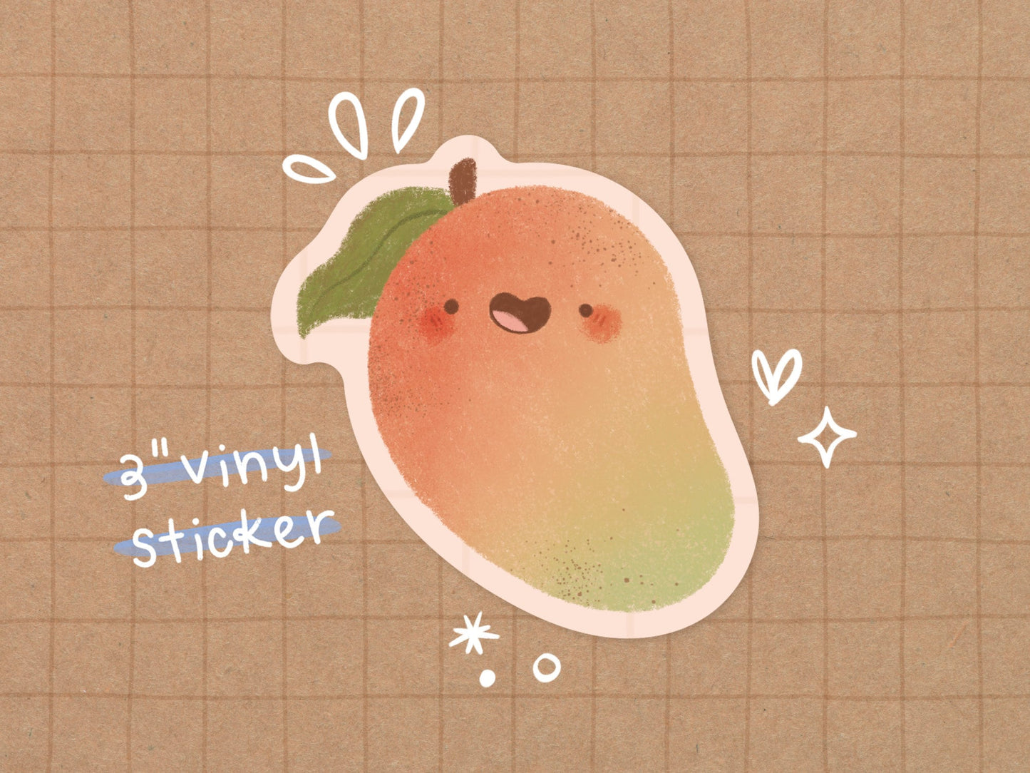 Mango Vinyl Sticker
