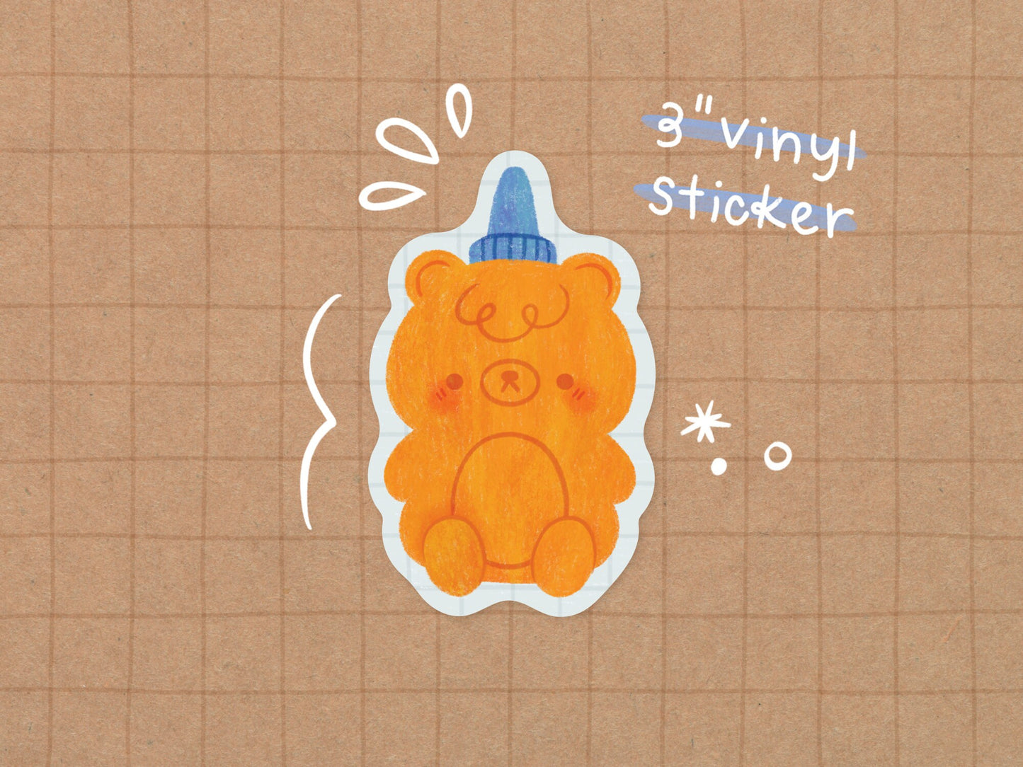 Honey Bear Vinyl Sticker