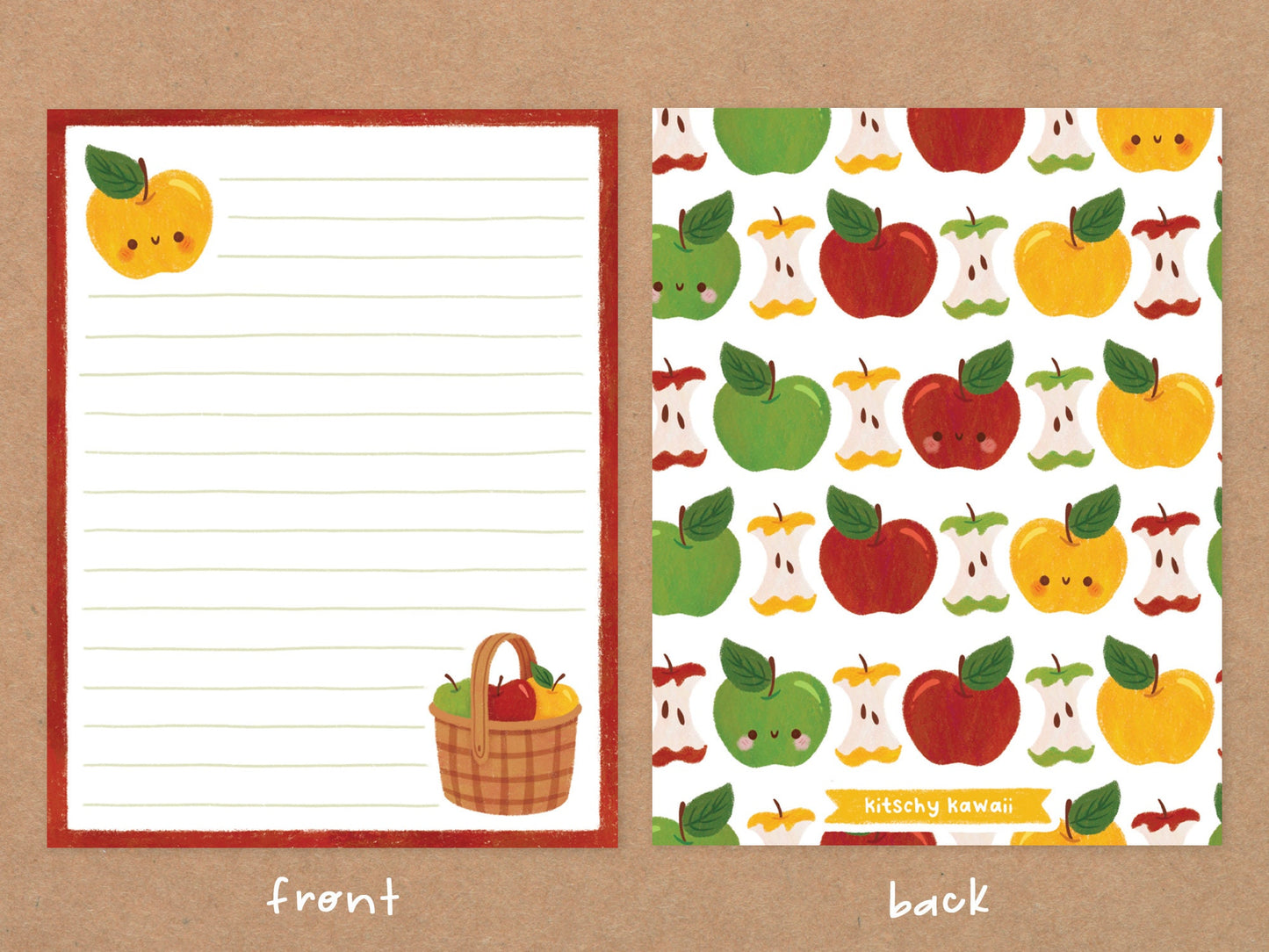 Autumn Apples Letter Set