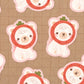 Strawberry Bear Vinyl Sticker