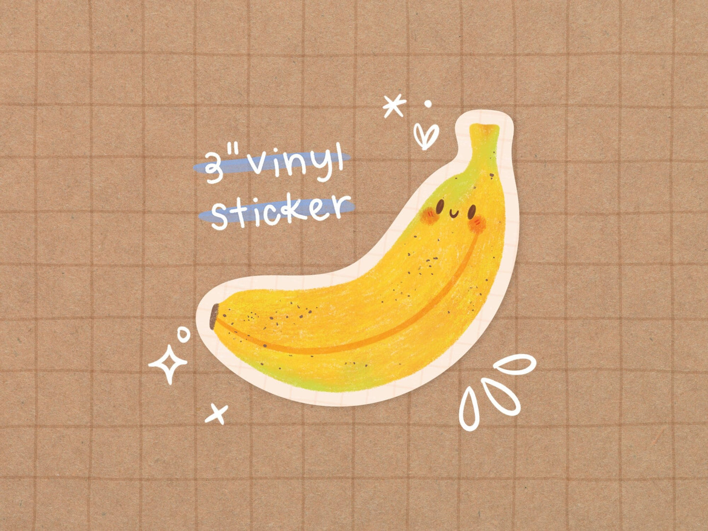 Banana Vinyl Sticker
