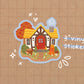 Autumn Animal Crossing Vinyl Sticker
