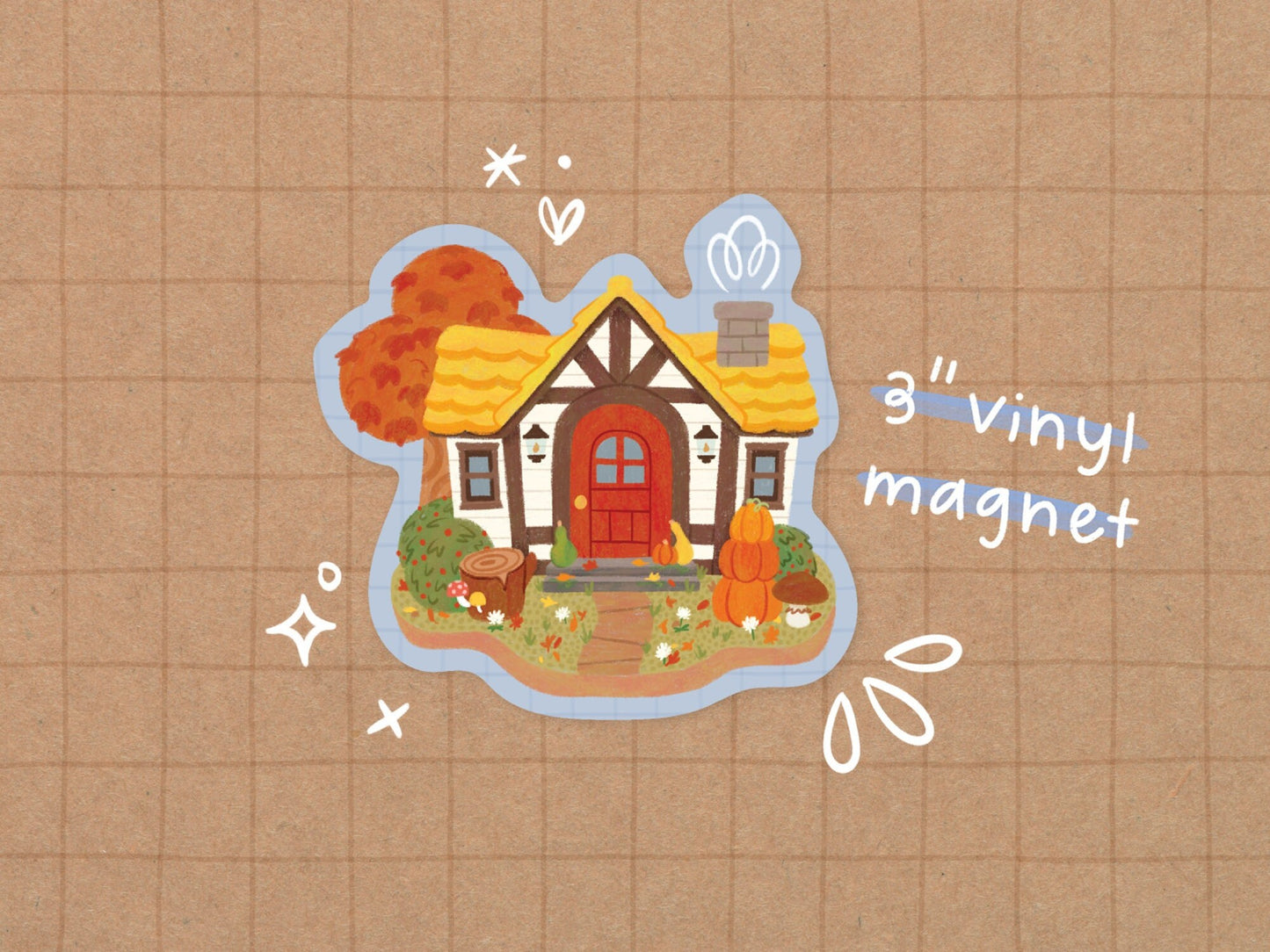 Autumn Animal Crossing Vinyl Magnet