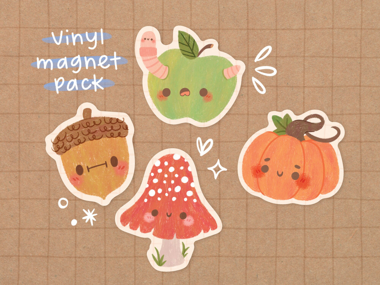 Autumn Pals Magnet Pack A