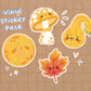 Autumn Pals Vinyl Sticker Pack B