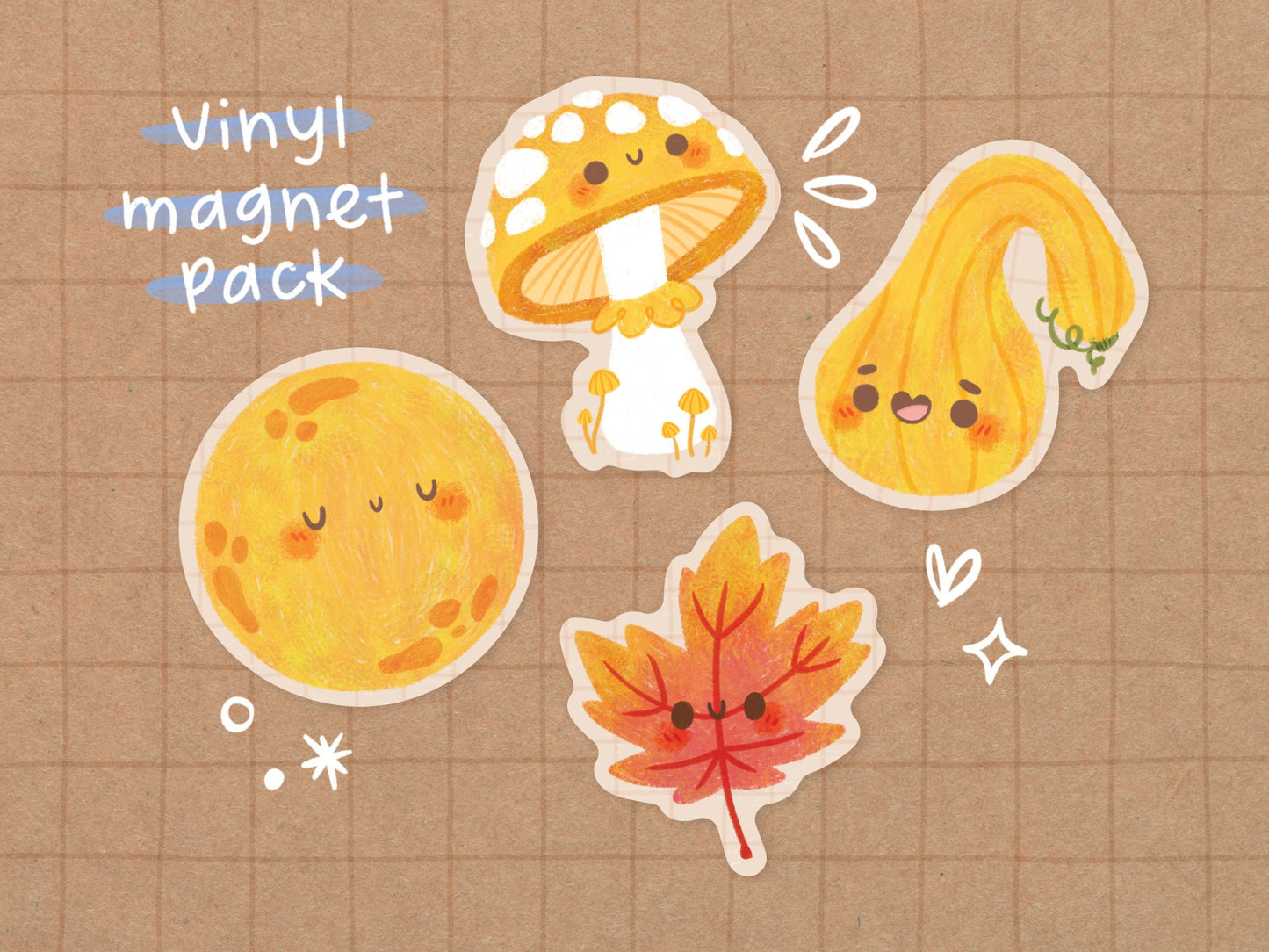 Autumn Pals Magnet Pack B