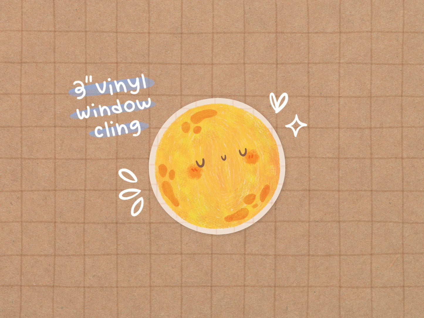 Moon Window Cling