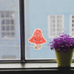 Red Mushroom Window Cling
