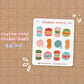 Yarn Mini Sticker Sheet