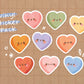 Conversation Hearts Vinyl Sticker Pack