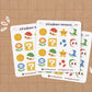 Mario Mini Sticker Sheet