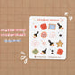 Alice in Wonderland Mini Sticker Sheet