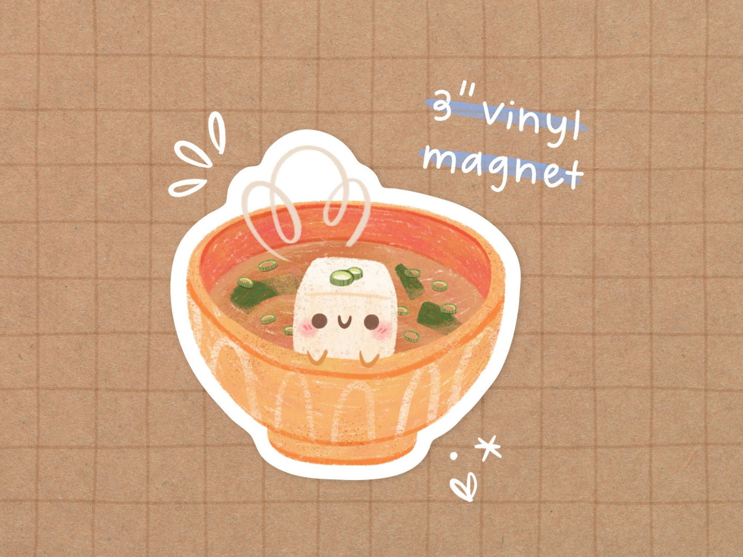 Miso Soup Vinyl Magnet