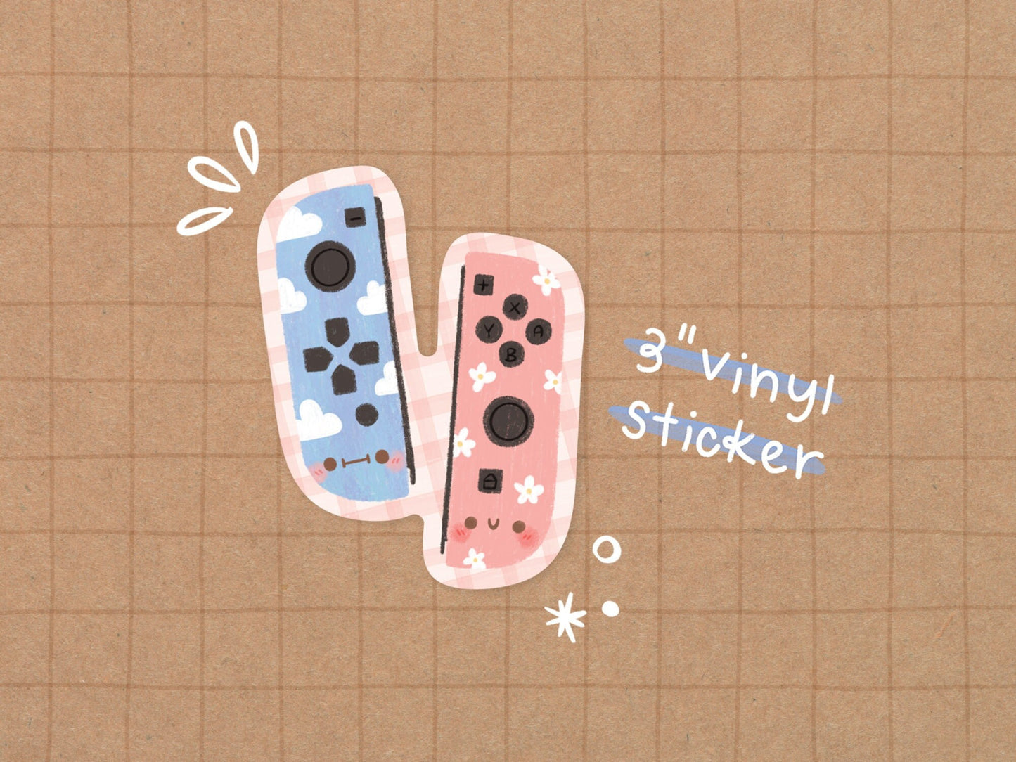 Cute Nintendo Vinyl Sticker