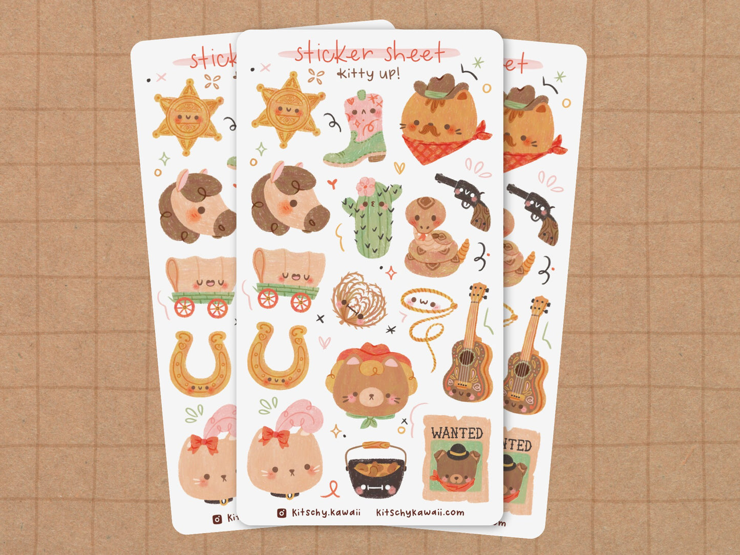 Cowboy Sticker Sheet