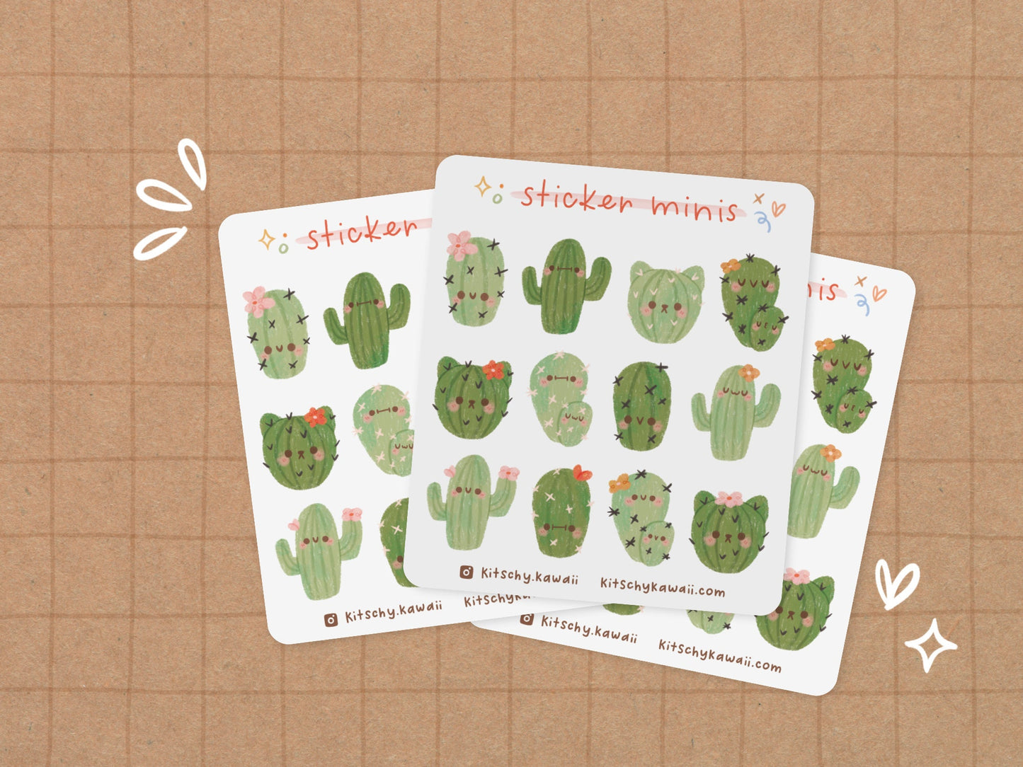 Cactus Mini Sticker Sheet