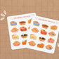 Pie Mini Sticker Sheet