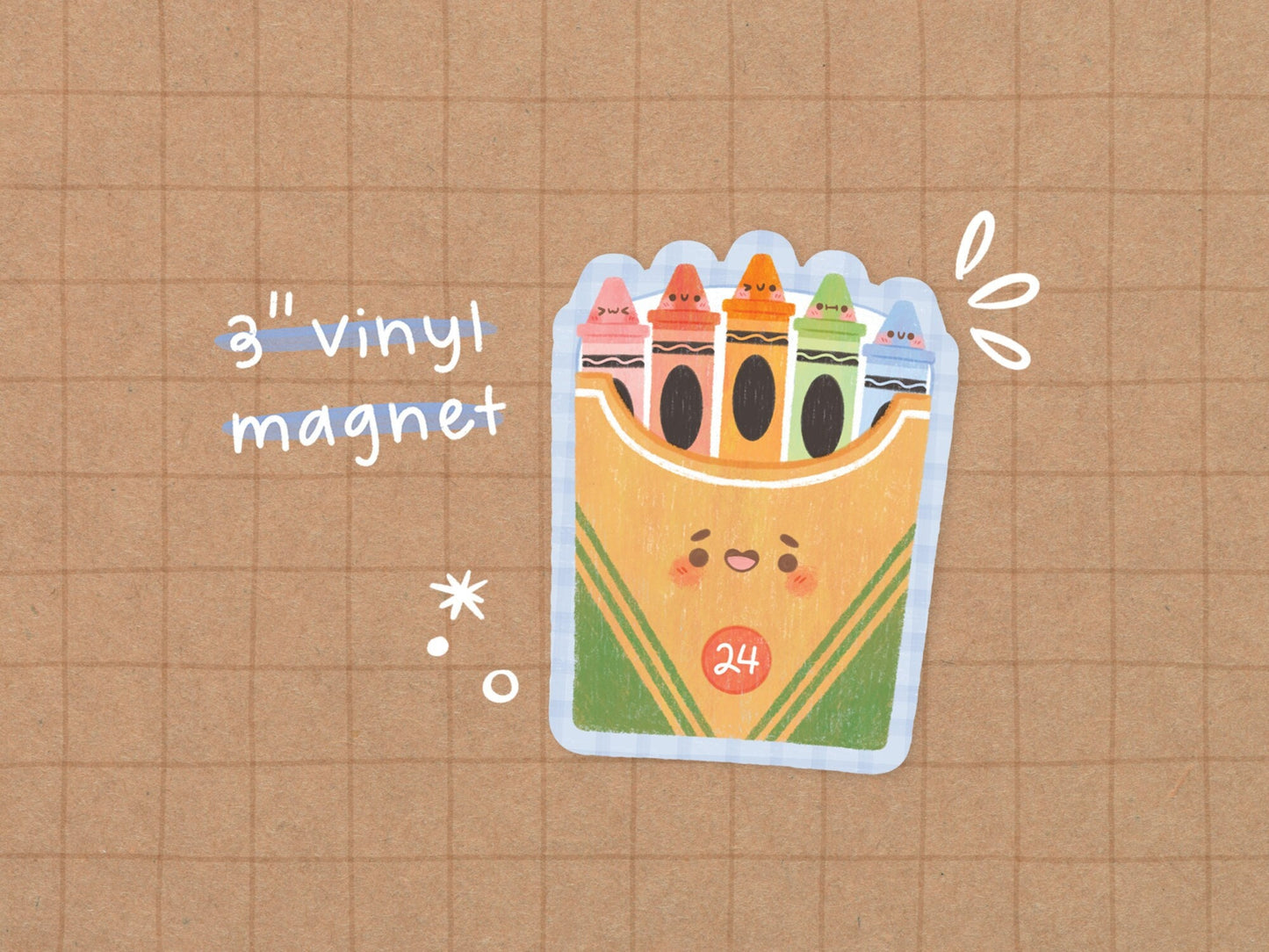 Crayon Vinyl Magnet