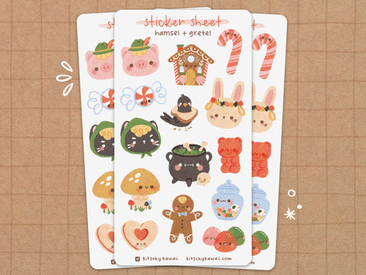 Hansel + Gretel Sticker Sheet