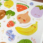 Fruit & Vegetable Tea Towel