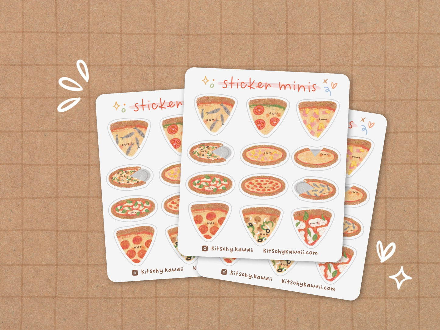 Pizza Sticker Sheet