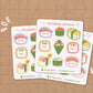 Sushi Mini Sticker Sheet