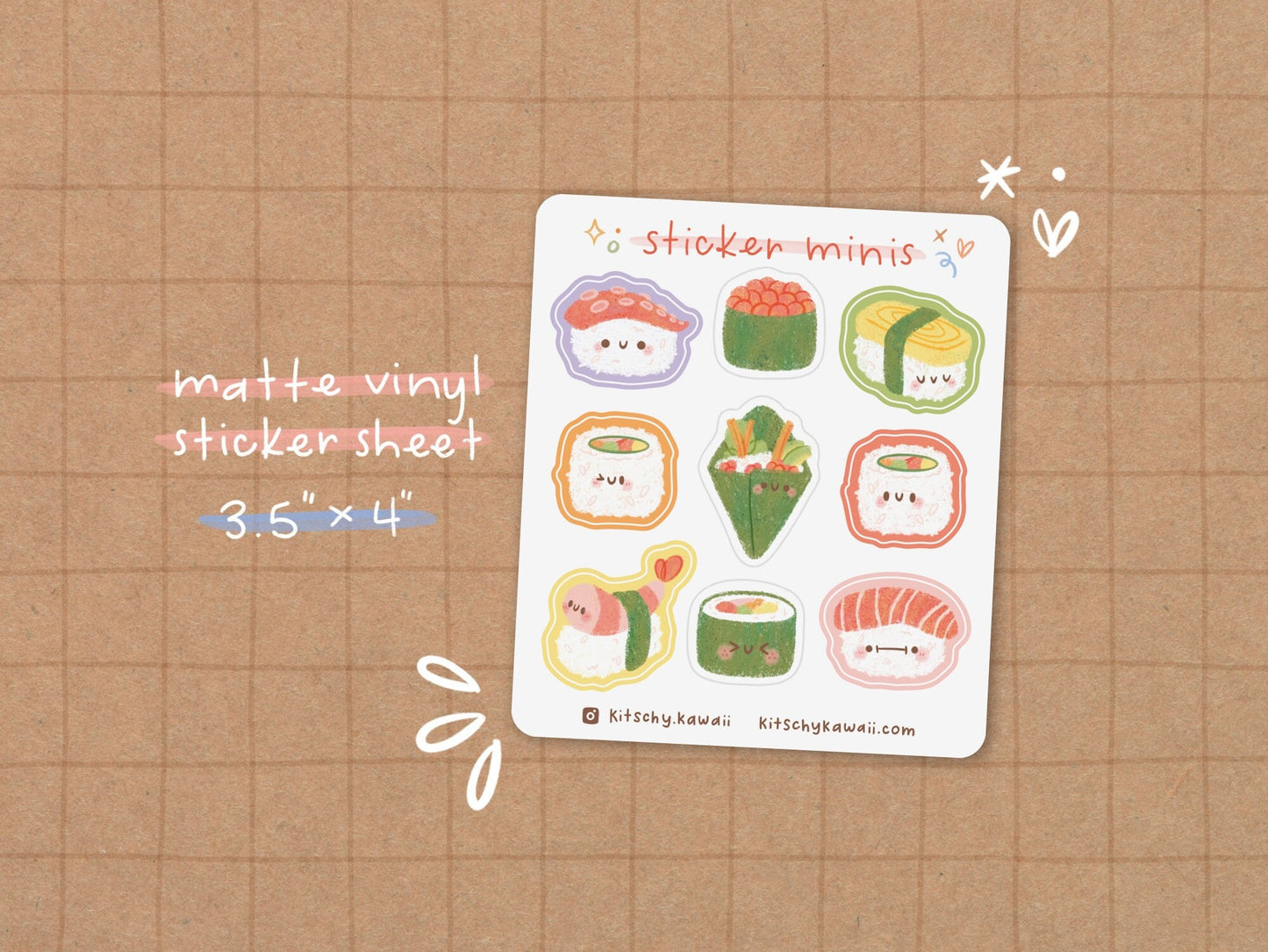 Sushi Mini Sticker Sheet