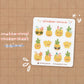 Pineapple Mini Sticker Sheet